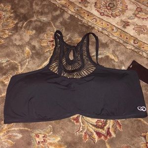 Calia women’s high neck bikini top black XL